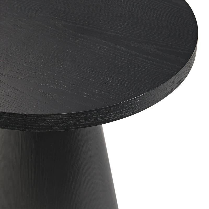 Portland Round Coffee Table in Black