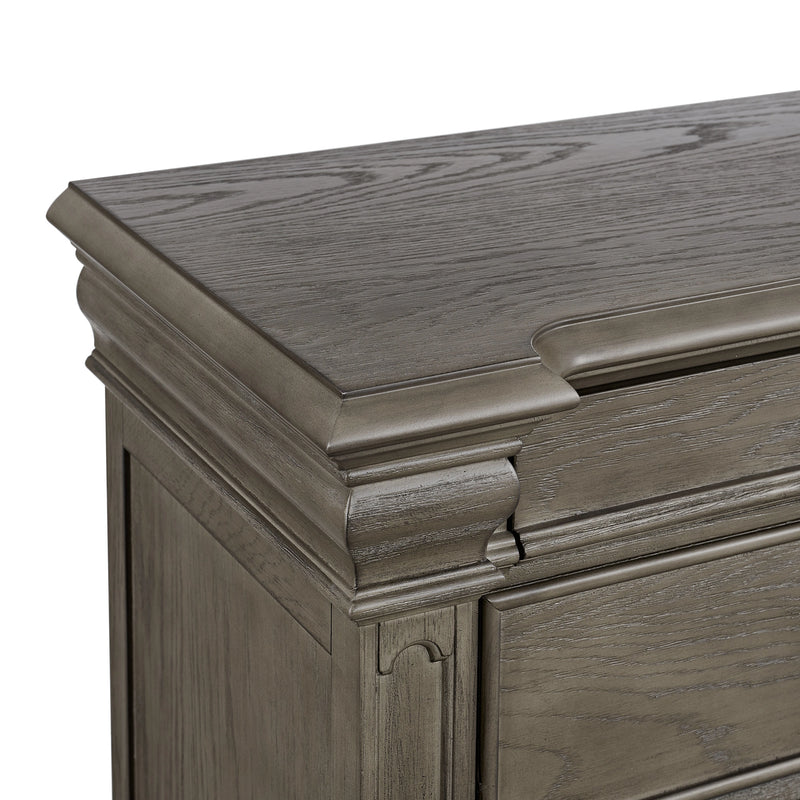 Kings Court 3-Drawer Nightstand (Sliding Top)