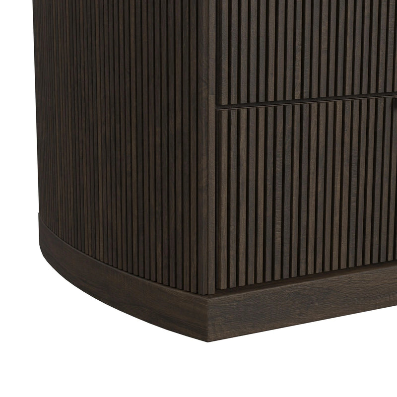 Sylvie Wall Bed Bedroom Set in Dark Brown