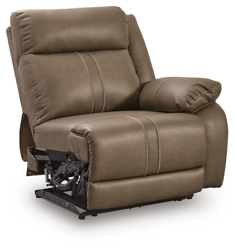 Max-Media Power Reclining Sectional with Audio Console