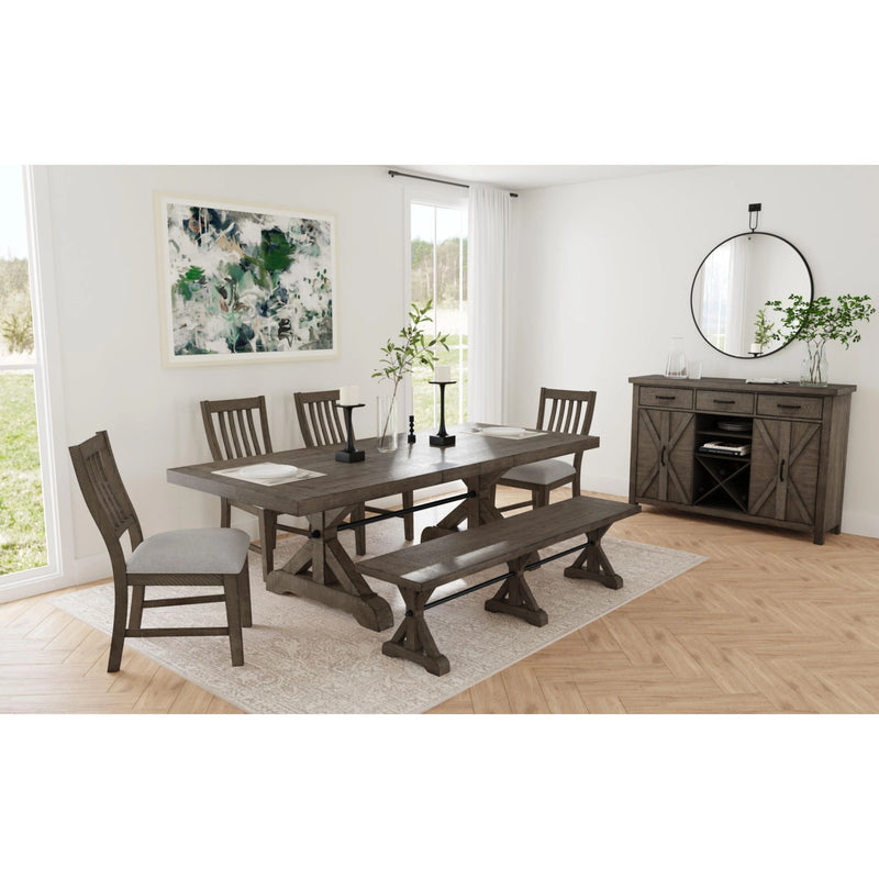 Yellowstone Dining Set in Medium Brown