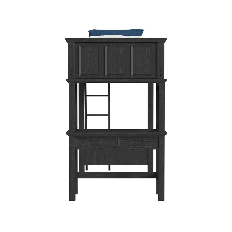 Hampton Kids Loft with Ladder and Desk with Speaker