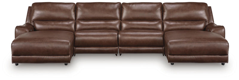 Silverbrooke Reclining Sectional with Double Chaise