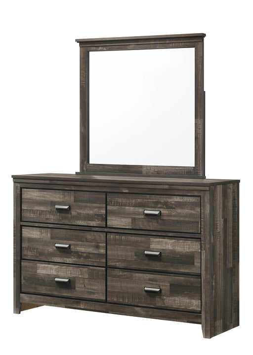 Crown Mark Furniture Carter Dresser Mirror in Brown image