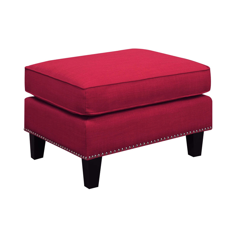 Erica 497 Ottoman W/Chrome Nail (ISTA 3)