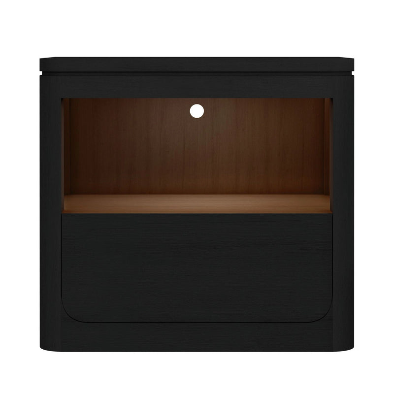 Rosalie Nightstand with USB & LED