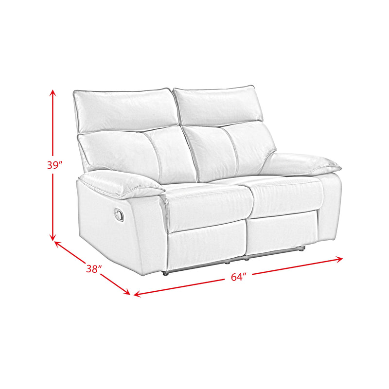 Wildcat Motion Loveseat in Aviarah Grey