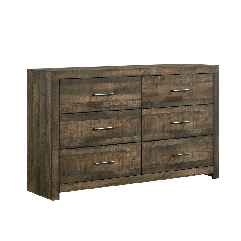 Bailey Bookcase Panel Bedroom Set with 2 Nightstands