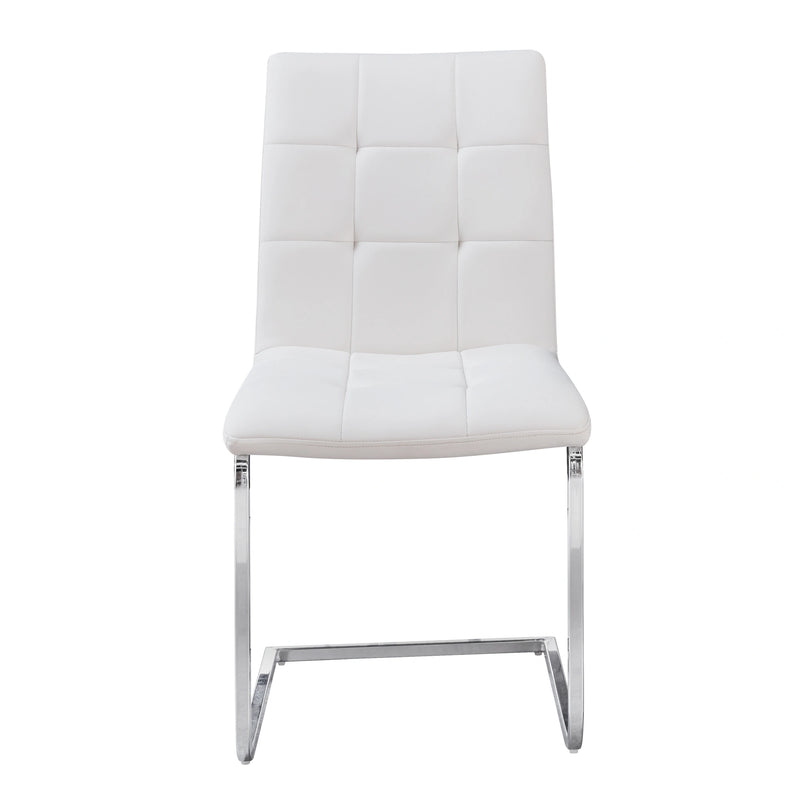 Steve Silver Escondido Side Chair in Chrome (Set of 2)
