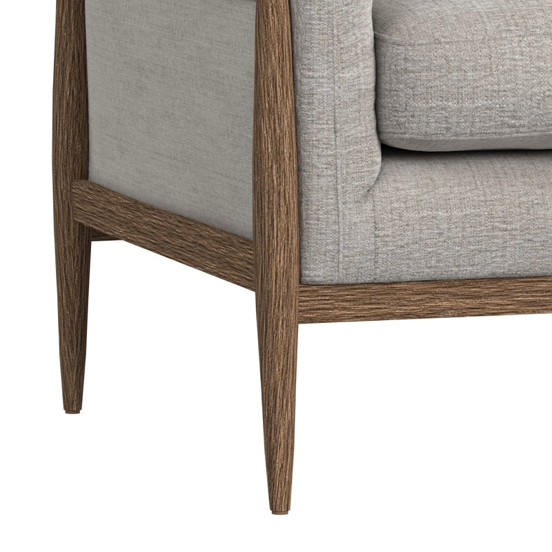 Comet Accent Chair in Laurance Light Grey
