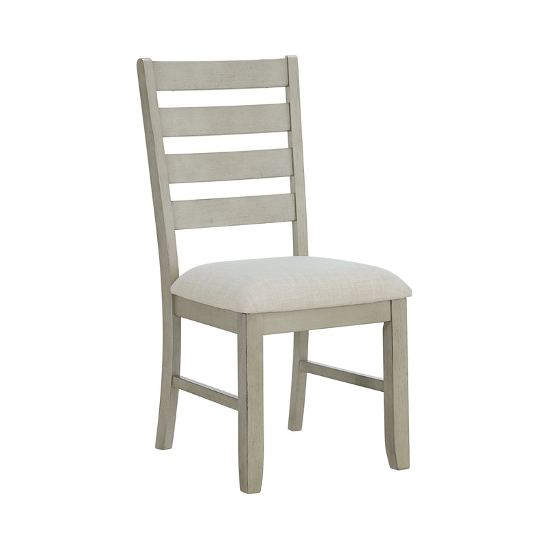 Farmington Dining Set in Medium Brown and Washed Stone