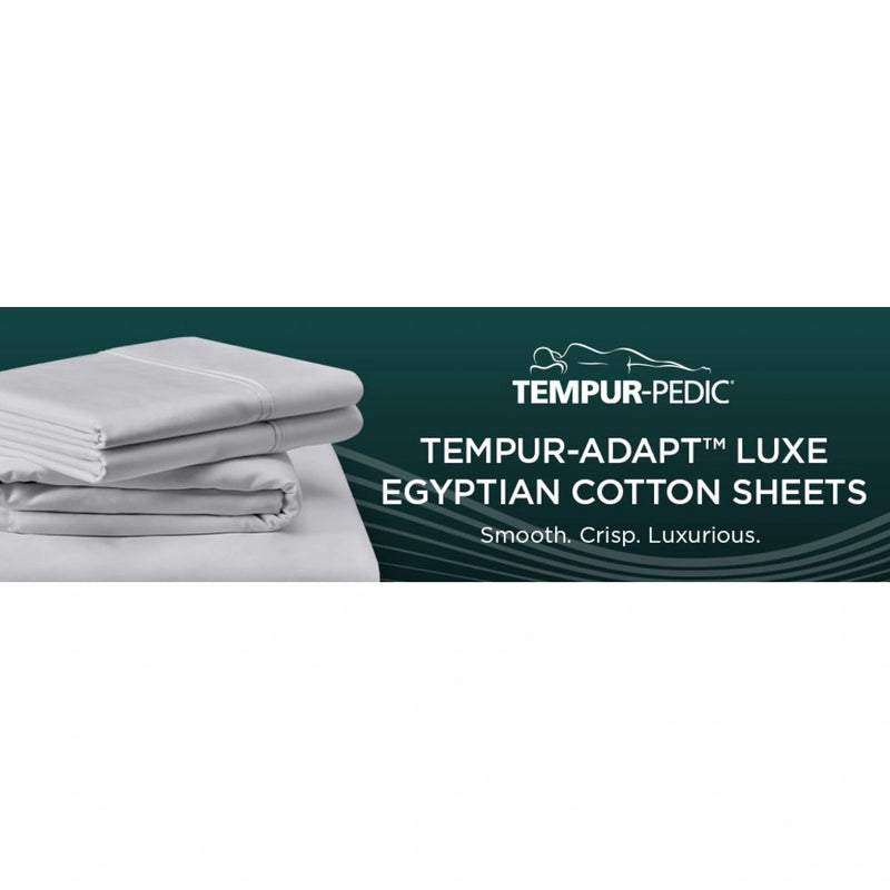 TEMPUR-Adapt Luxe Egyptian Cotton Sheets - White