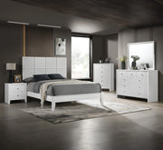 Denker King Bed White image