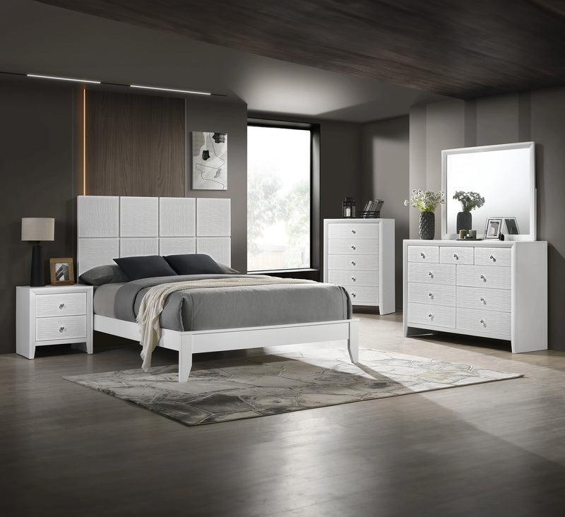 Denker King Bed White image