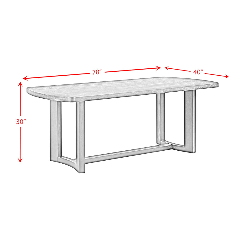 Portland Dining Table in Black