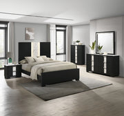 Crown Mark Furniture Rangley King Panel Bed in Black B6835-K image