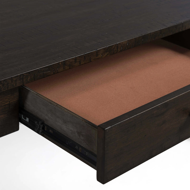 Stone Occasional Coffee Table With Pu Base
