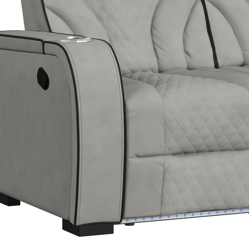 Blitz Motion Sofa with DDT, Reading Light, Wireless Charger and LED