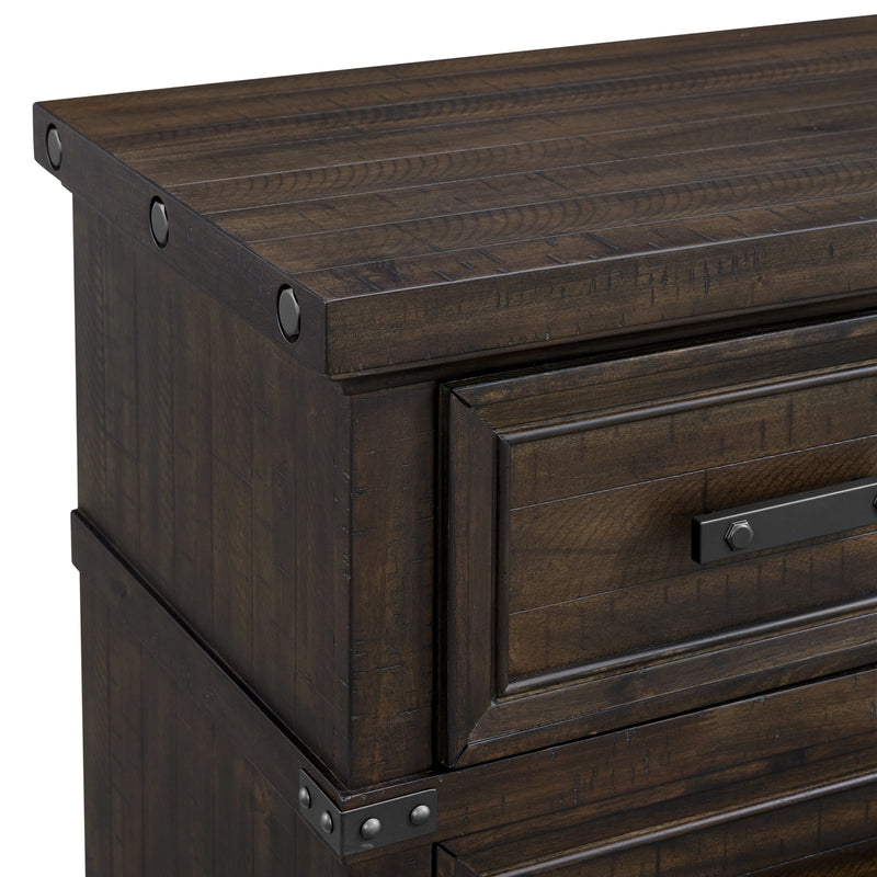 Colorado City Storage Bedroom Set in Charcoal