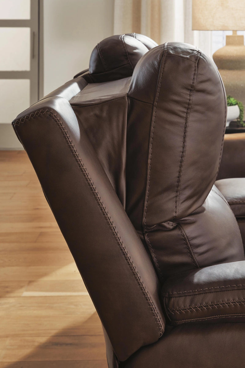 Beryton Power Reclining Loveseat with Console