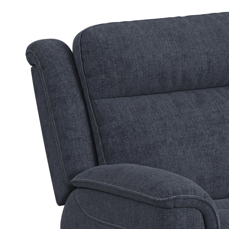 Striker Recliner in Bristol Cobalt