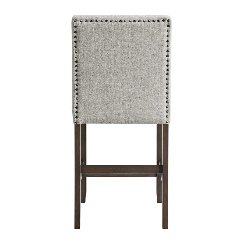Seneca Counter Side Chair with Grey Fabric (2 Per Carton)