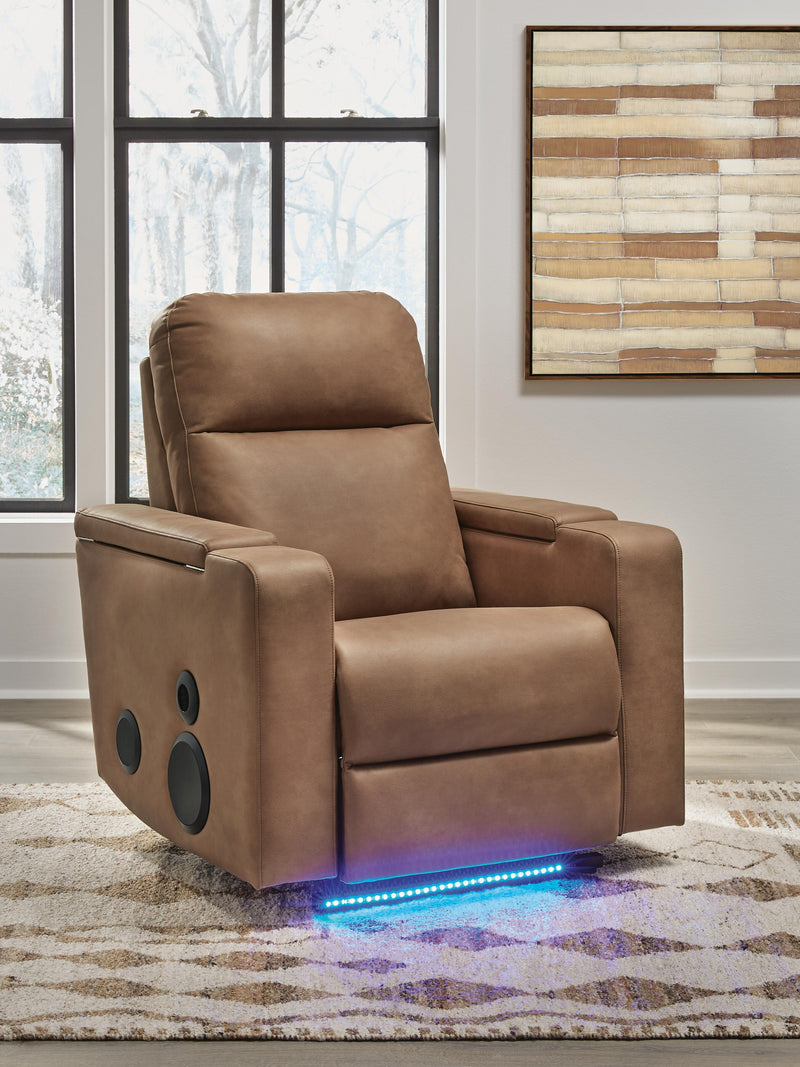 Flinlock Power Glider Recliner with Audio System