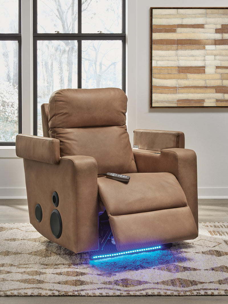 Flinlock Power Glider Recliner with Audio System