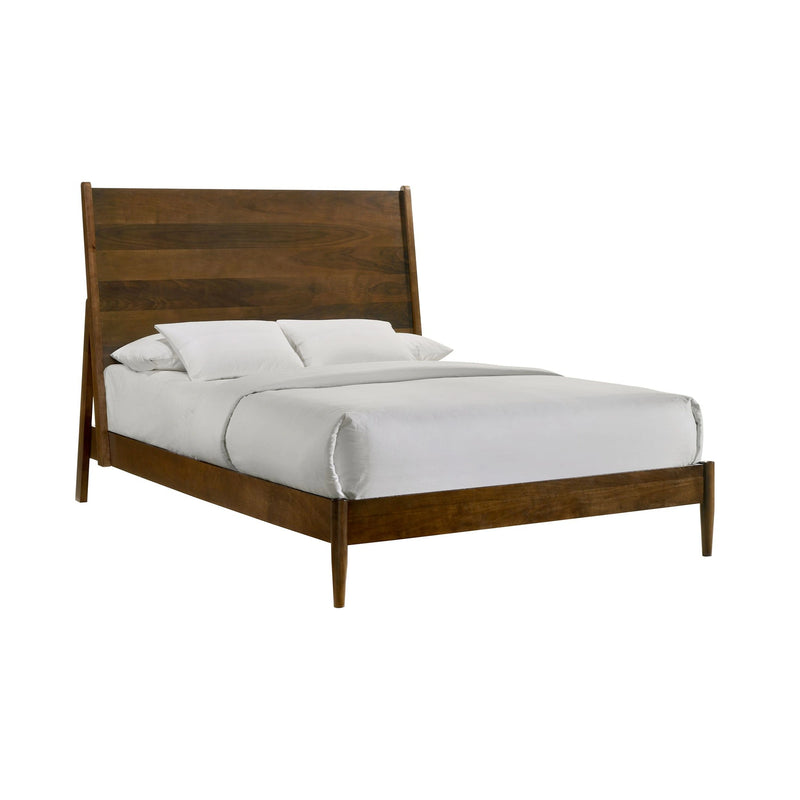 Malibu Panel Bed in Walnut