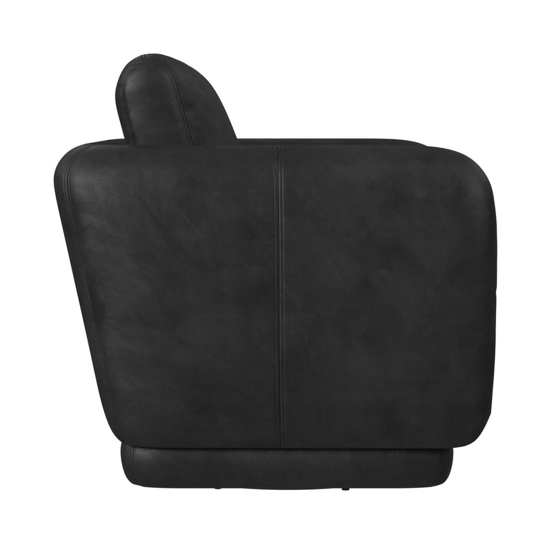 Winger Swivel Chair in Simba Black