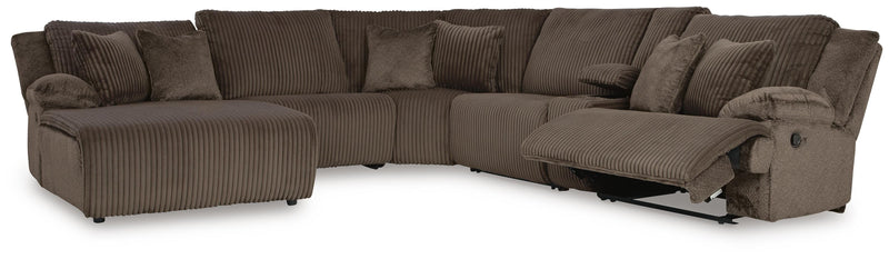 Top Tier Reclining Sectional with Chaise