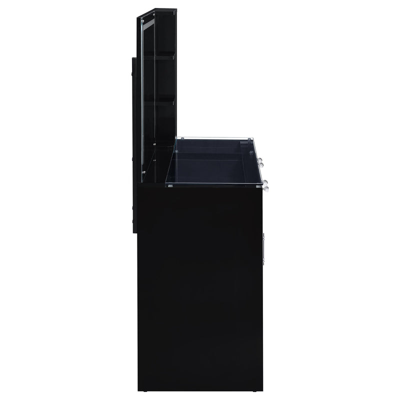 Flora Makeup Vanity Table with LED Mirror and Stool
