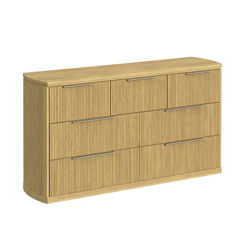 Sylvie UPH Bedroom Set with 2 Nightstands