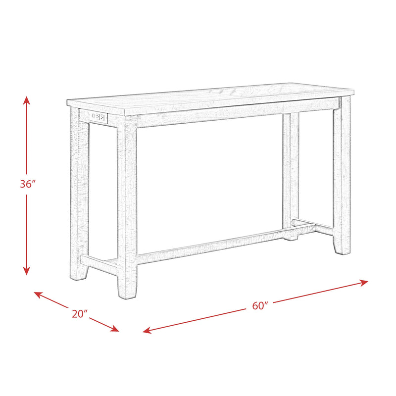 Jax Bar Table Single Pack (Table + Three Stools) in Cherry