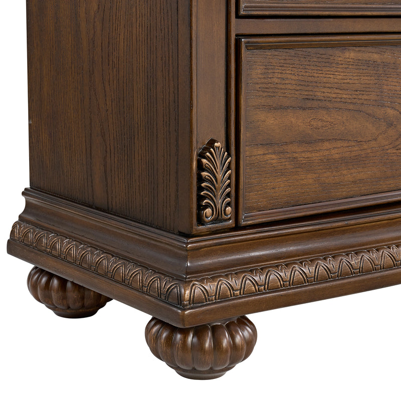 Cadenza Dresser and Mirror Set in Brown