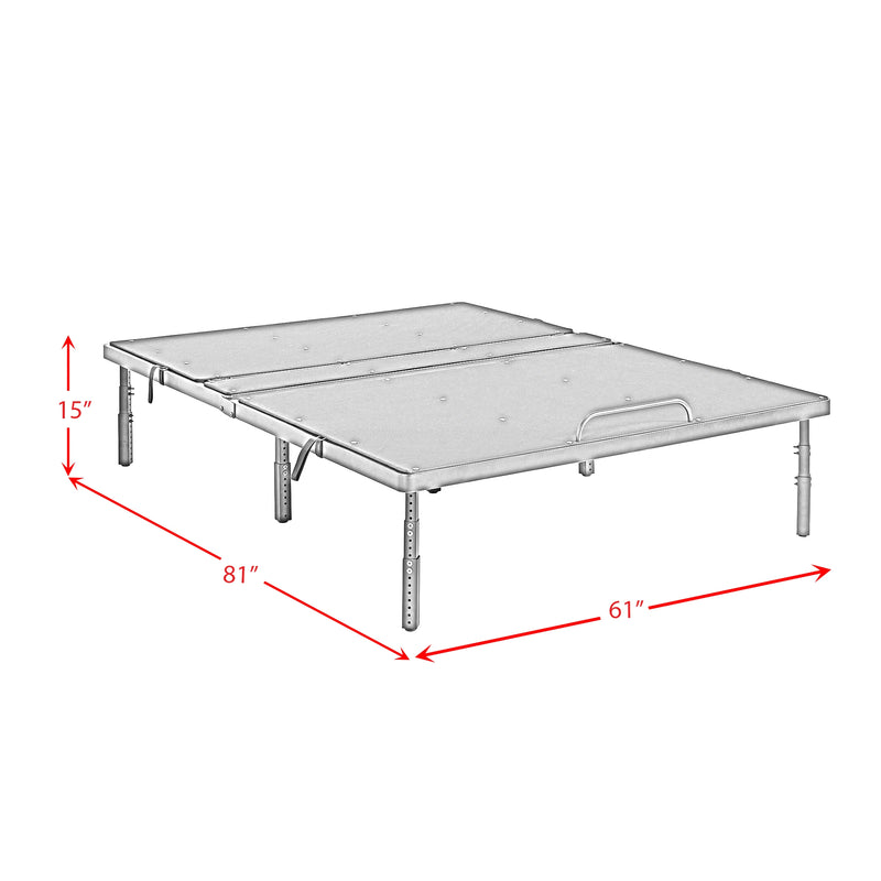 Z Base Air Adjustable Bed with Head Incline