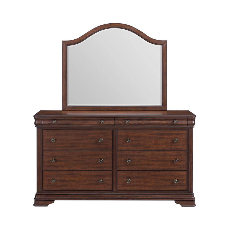 Phillipe Dresser & Mirror Set in Cherry