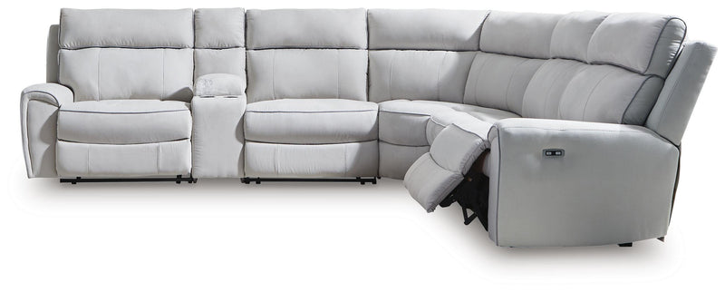 Grafton Pike Reclining Sectional with Storage Console