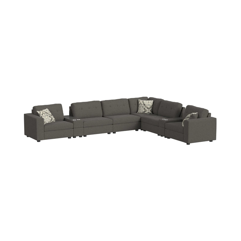 Options One Living Room Set in Palmer Plus Ash