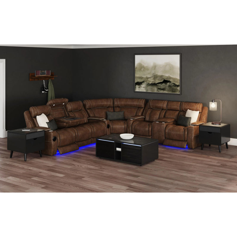 Halo Smart Occasional Table Set in Black