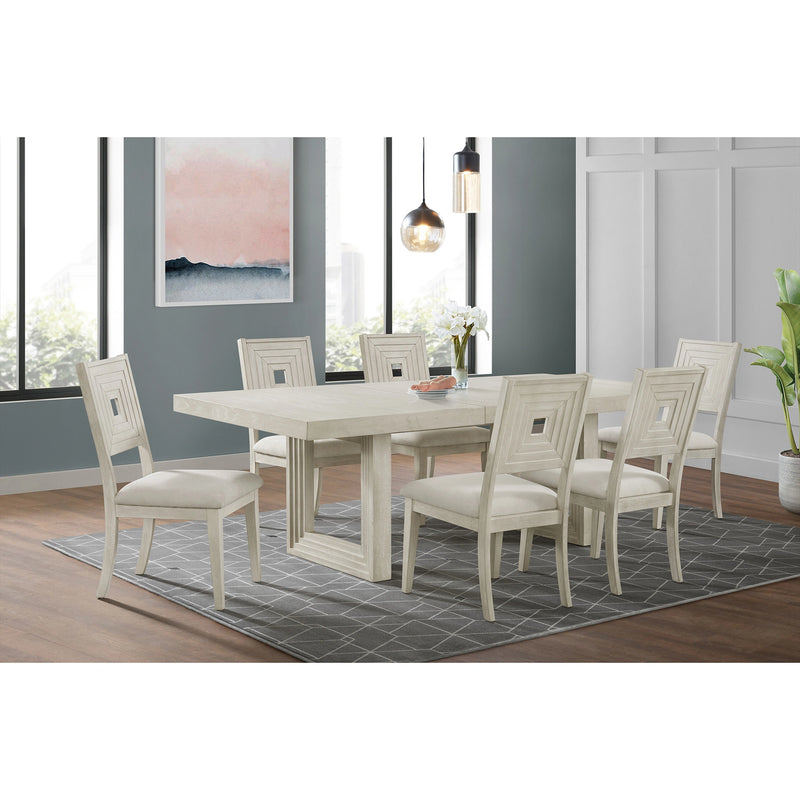 Avalanche Dining Set in Antique White