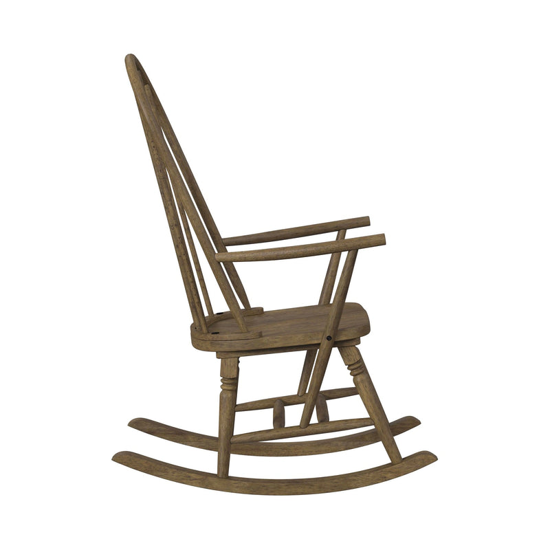 Heritage & Home Rocking Chair in Oak Brown