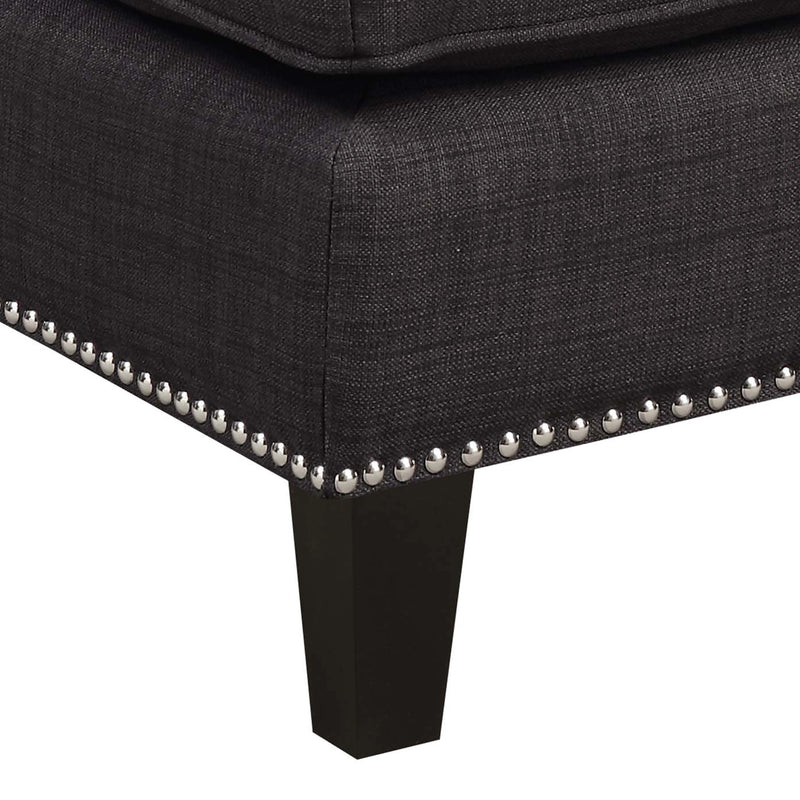 Erica 497 Ottoman W/Chrome Nail (ISTA 3)