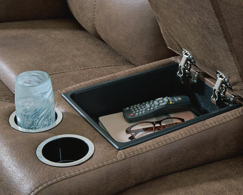 Time-Piece Power Reclining Loveseat with Console