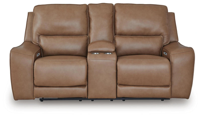 Silverbrooke Power Reclining Loveseat with Console