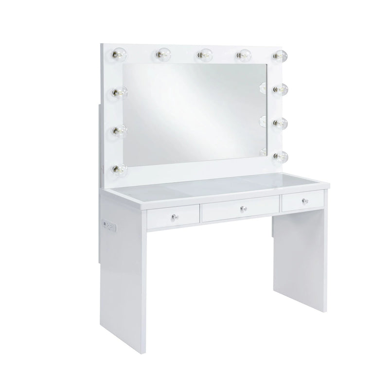 Ariana Complete Dressing Table with Lightbulbs