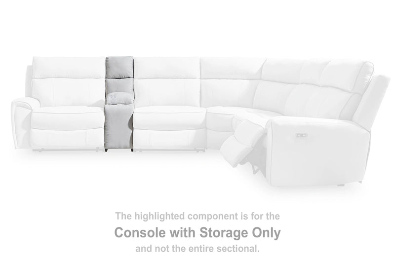 Grafton Pike Reclining Sectional with Storage Consoles