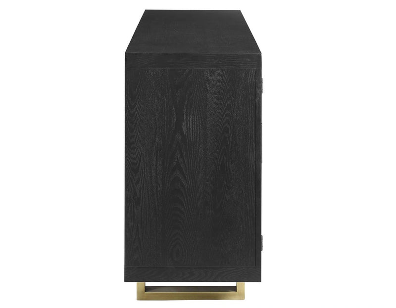 Steve Silver Yves Server in Rubbed Charcoal