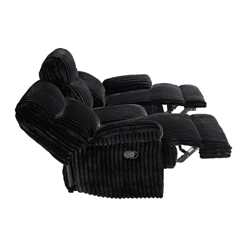 Admiral Motion Sofa in Masis Black