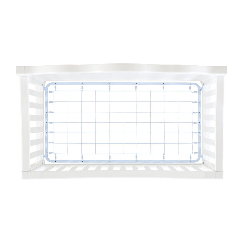 Alana Crib with Guardrails in White